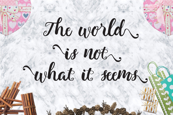 Bougainvillea Font - Preview 1