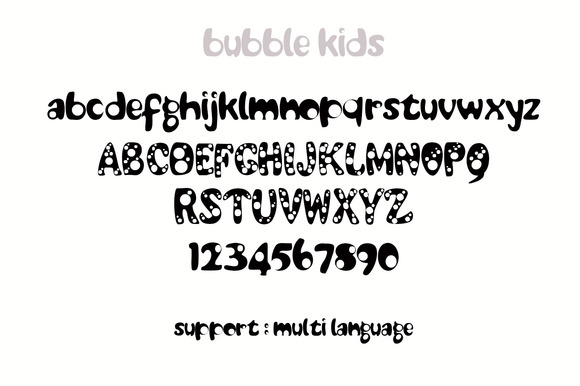 Bubble Kids Font - Preview 5