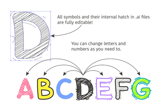 Doodle Font - Preview 4
