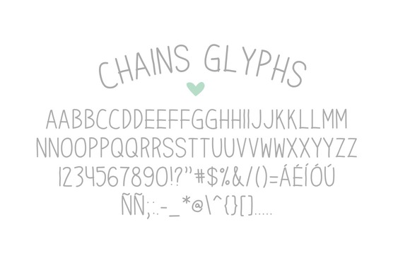 Chains Font - Preview 5