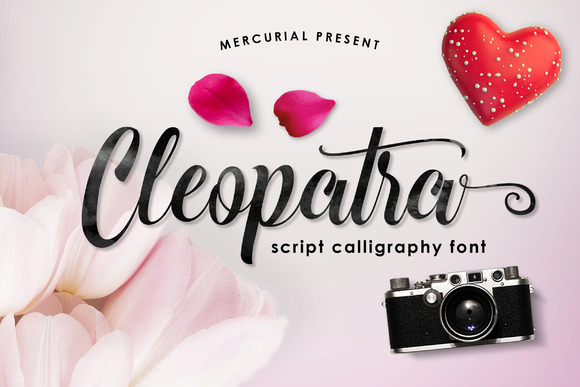 Cleopatra Script & Handwritten Font By Mercurial
