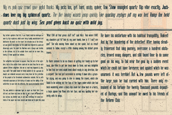 Cogswell Condensed Font - Preview 4