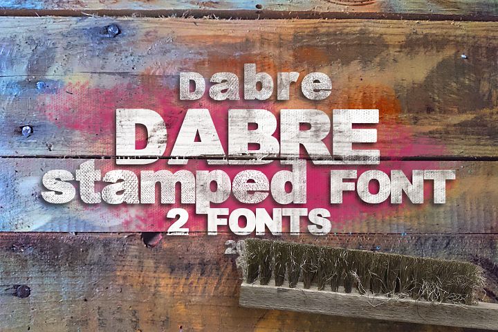 Dabre Font PNG with transparent background - Preview 2