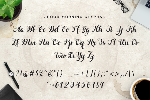 Good Morning Font - Preview 1