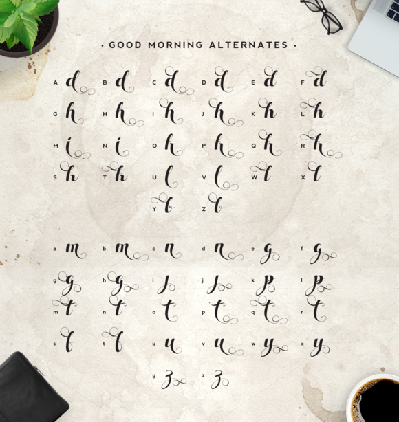 Good Morning Font - Preview 2
