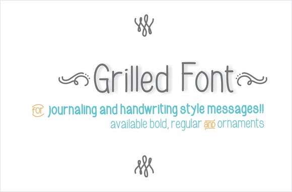 Grilled Font - Preview 6