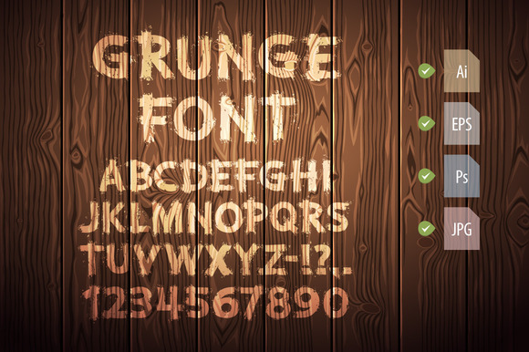 Grunge Font - Preview 2