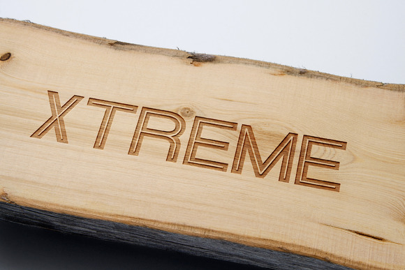Henerale Outline Font PNG with transparent background - Preview 3