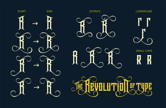 Jibriel Font PNG with transparent background - Preview 1