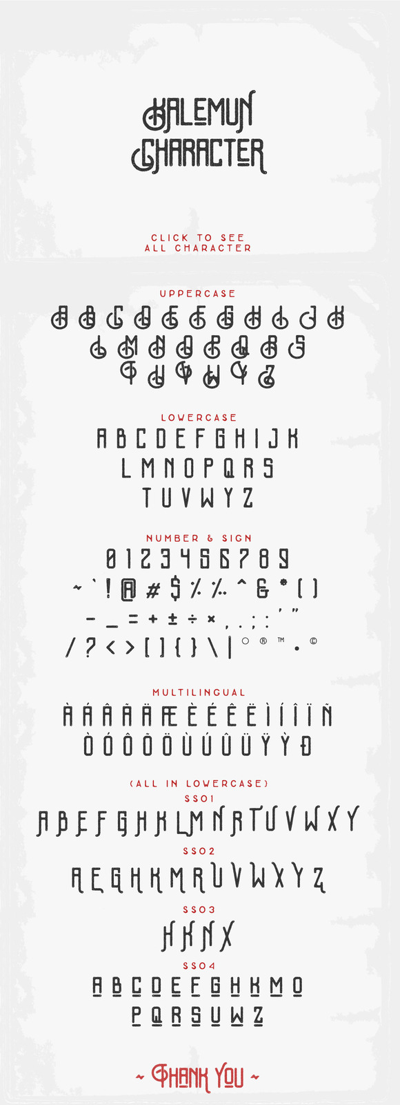 Kalemun Typeface Font PNG with transparent background - Preview 4