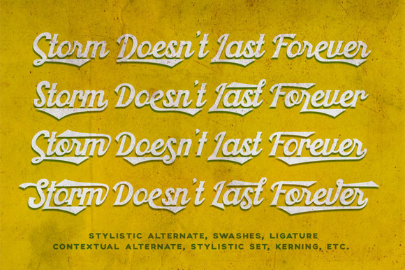 Khadija Spurs Font font preview - 1