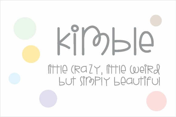Kimble Font PNG with transparent background - Preview 4