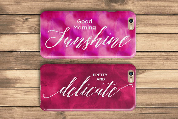 Michaela Script Font PNG with transparent background - Preview 2