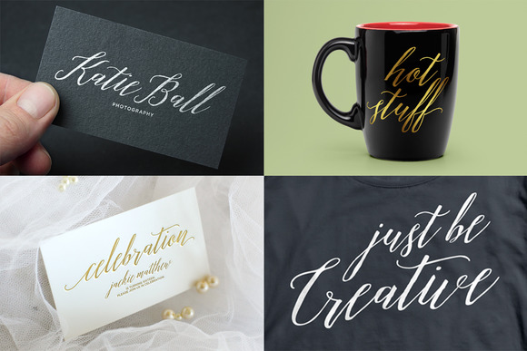 Michaela Script Font PNG with transparent background - Preview 4