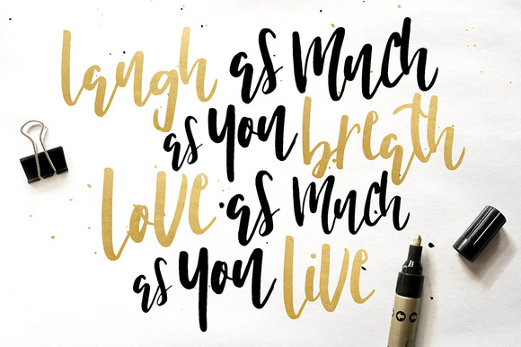 Nicoline Font PNG with transparent background - Preview 1