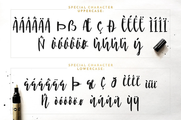 Nicoline Font PNG with transparent background - Preview 6