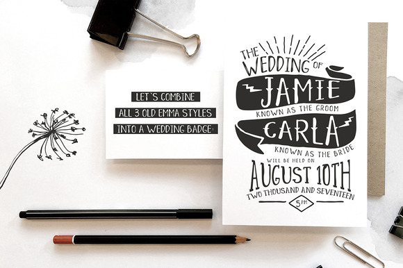 Old Emma Font PNG with transparent background - Preview 2