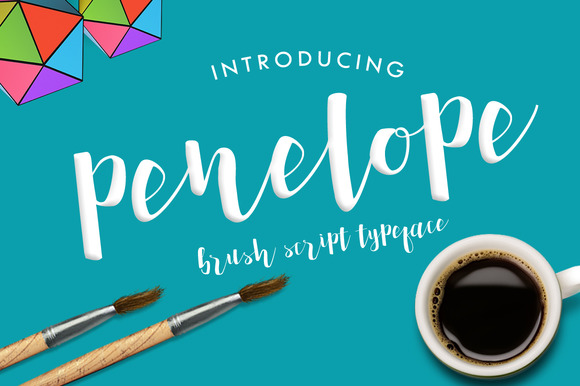 Penelope Script & Handwritten Font By Mercurial