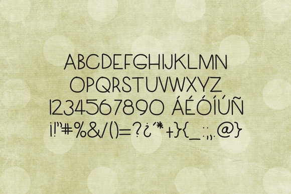 Simplecaps Font PNG with transparent background - Preview 6