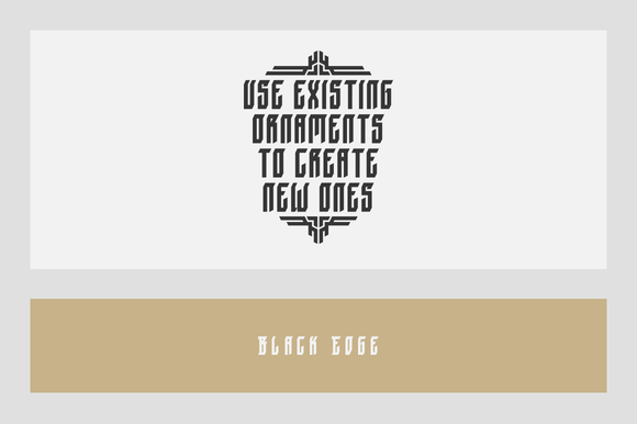 Black Edge Font - Preview 4