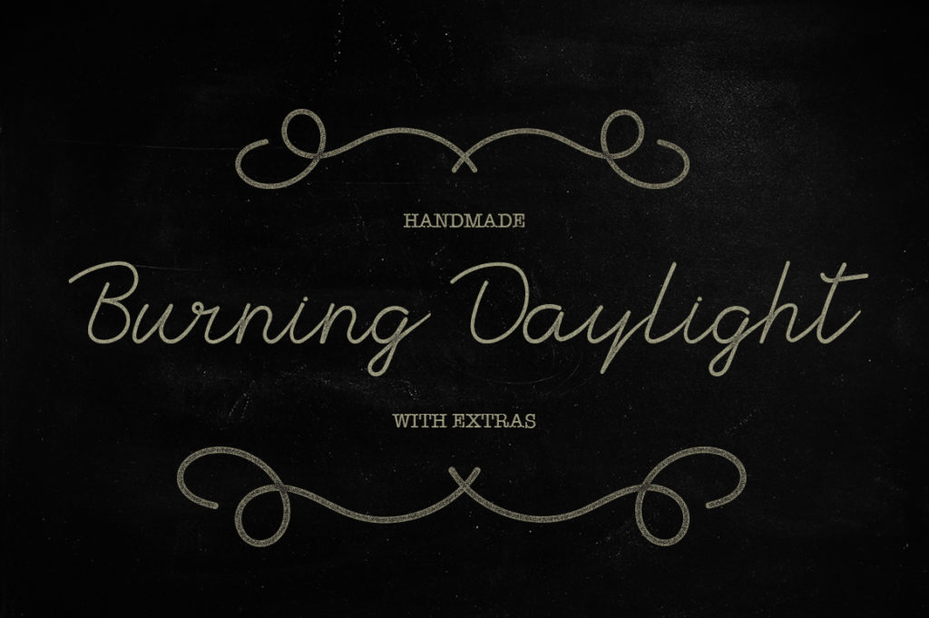 Burning Daylight Font - Preview 1