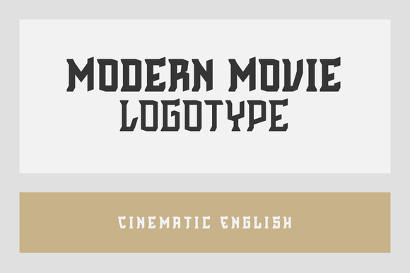 Cinematic English Font - Preview 1