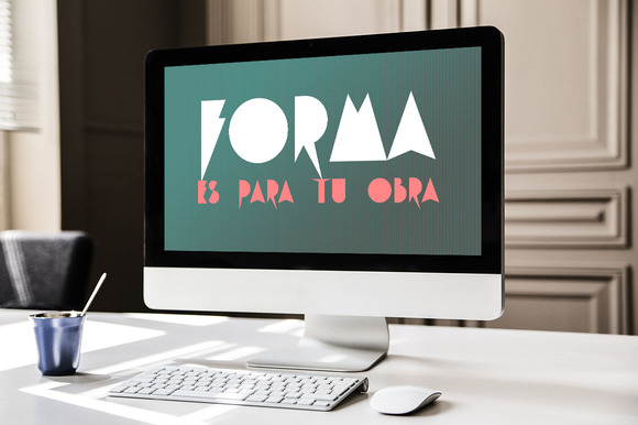 Forma Type Font PNG with transparent background - Preview 3