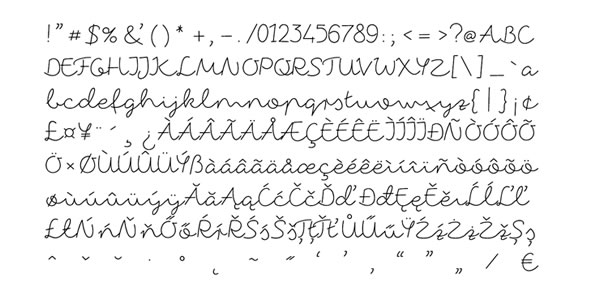 Fox in the Snow Font PNG with transparent background - Preview 1