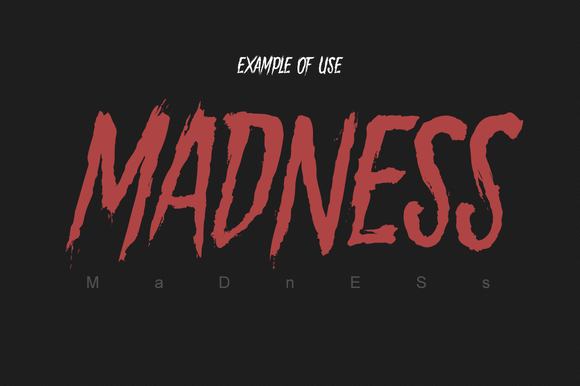 Gory Madness Font - Preview 2