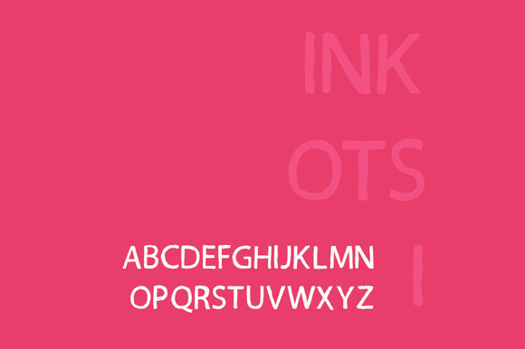 Inkotsi Font PNG with transparent background - Preview 2