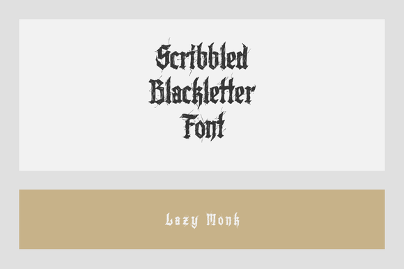 Lazy Monk Font PNG with transparent background - Preview 1