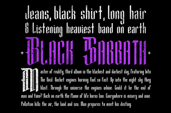 Memento Mori Font font preview - 2