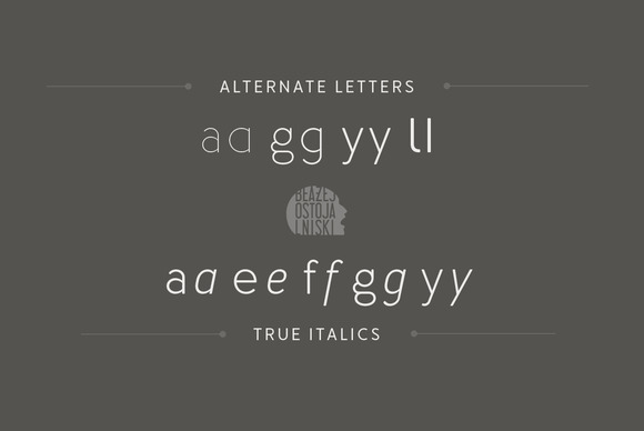 Merlo Round Font font preview - 4