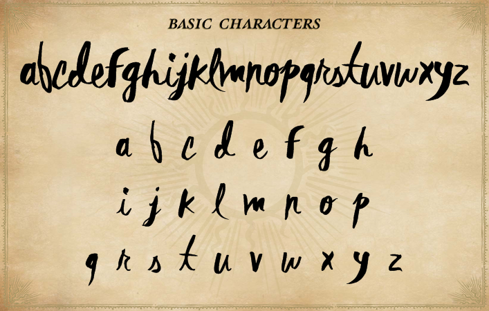 Rebel Heart Font PNG with transparent background - Preview 1