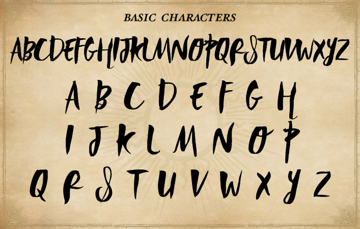 Rebel Heart Font PNG with transparent background - Preview 2