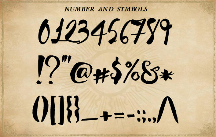 Rebel Heart Font PNG with transparent background - Preview 3