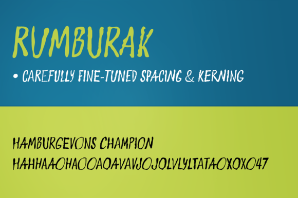 Rumburak Font PNG with transparent background - Preview 3