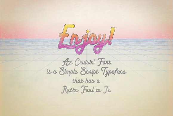 AZ Cruisin Font - Preview 1