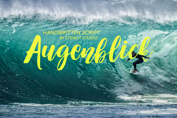 Augenblick Font - Preview 6