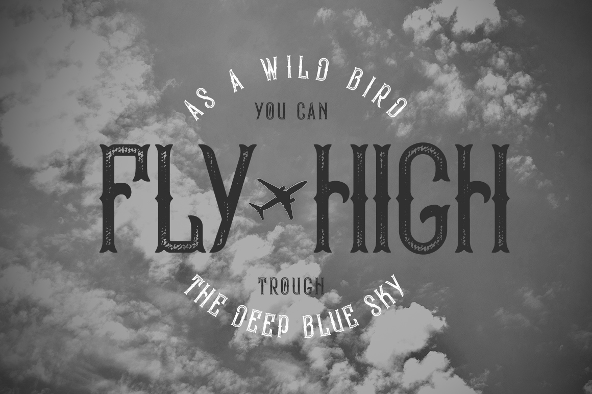 Bald Eagle Font - Preview 1