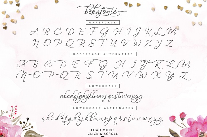 Bekafonte Font - Preview 3