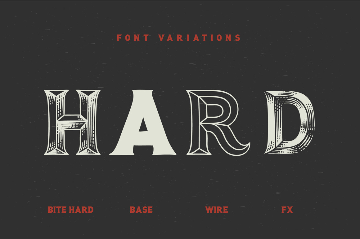 Bite Hard Font - Preview 1