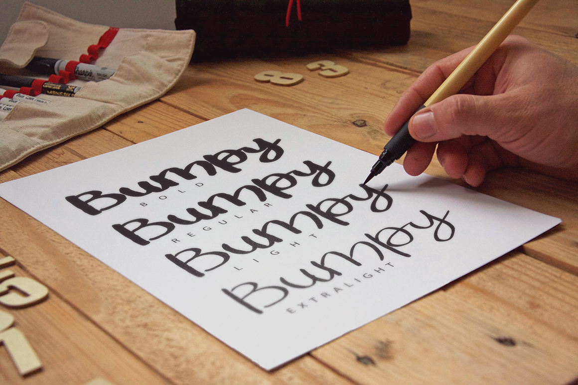 Bumpy Font - Preview 1