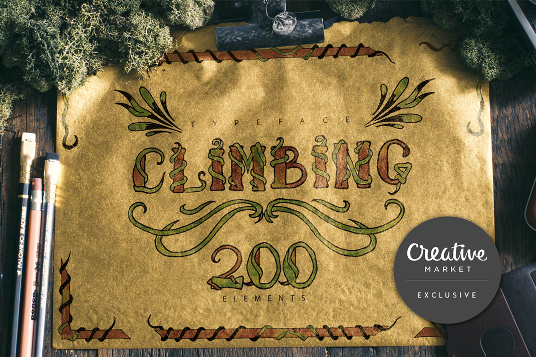Climbing Font - Preview 1