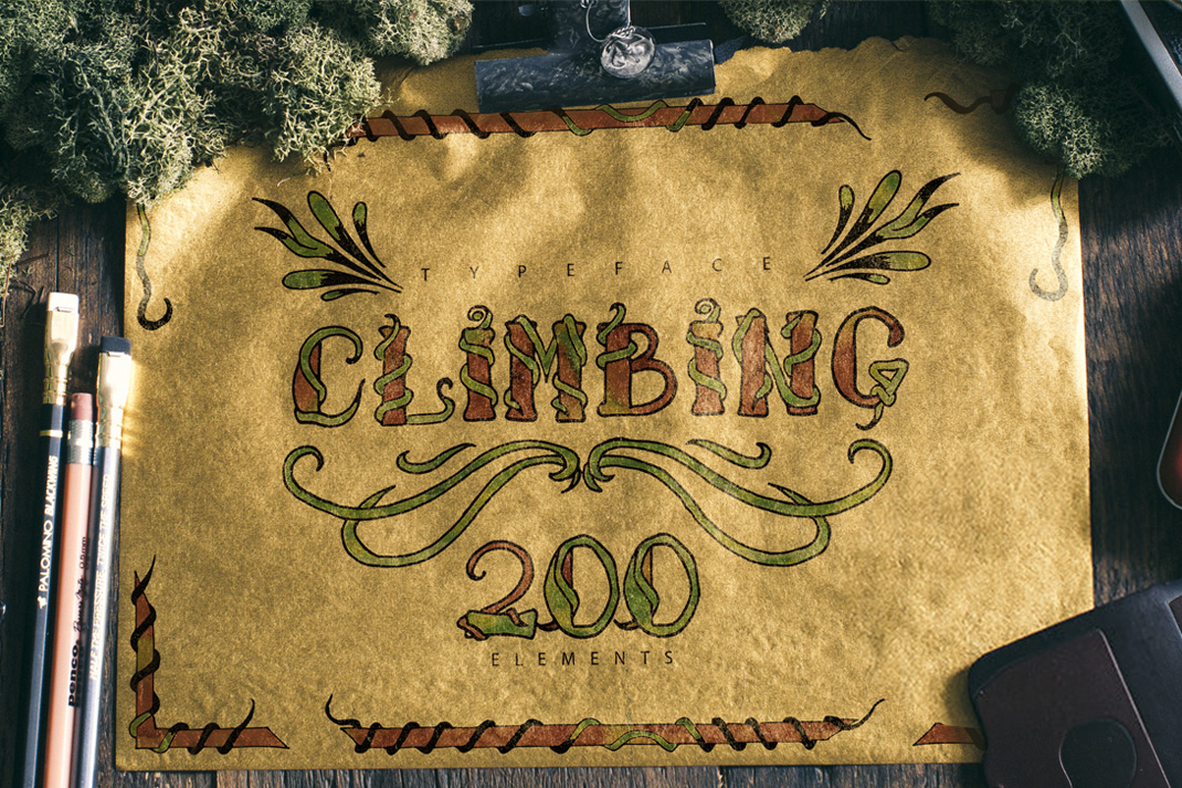 Climbing Font - Preview 2