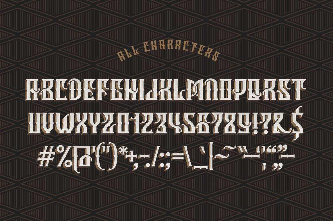 Column Font - Preview 1