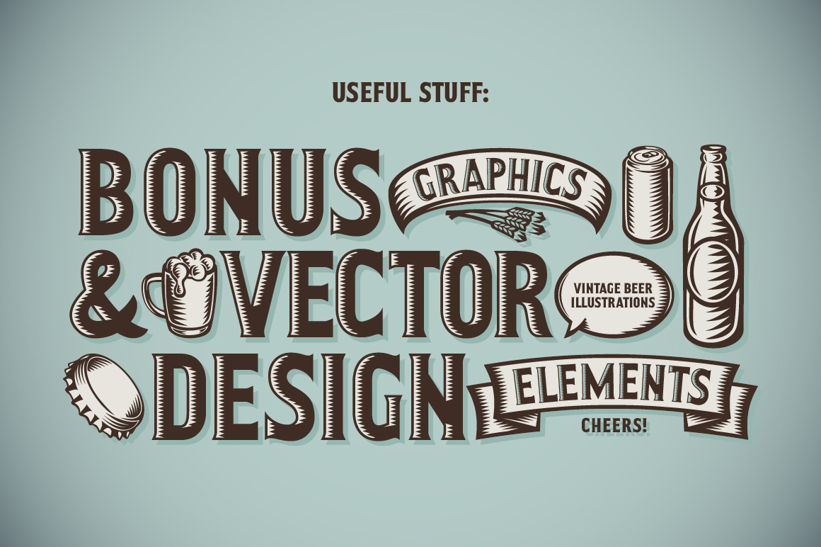 Craft Beer Font - Preview 1