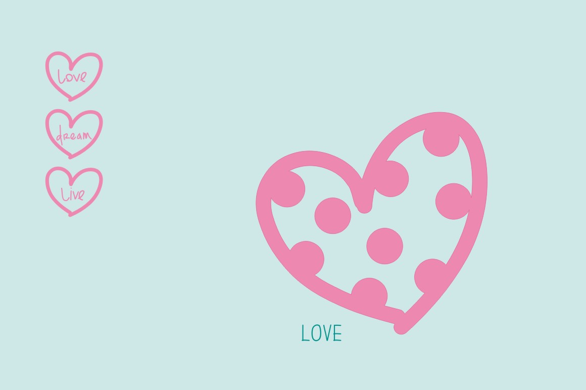 Hearts Dingbats Font - Preview 5