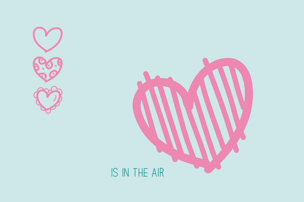 Hearts Dingbats Font - Preview 6