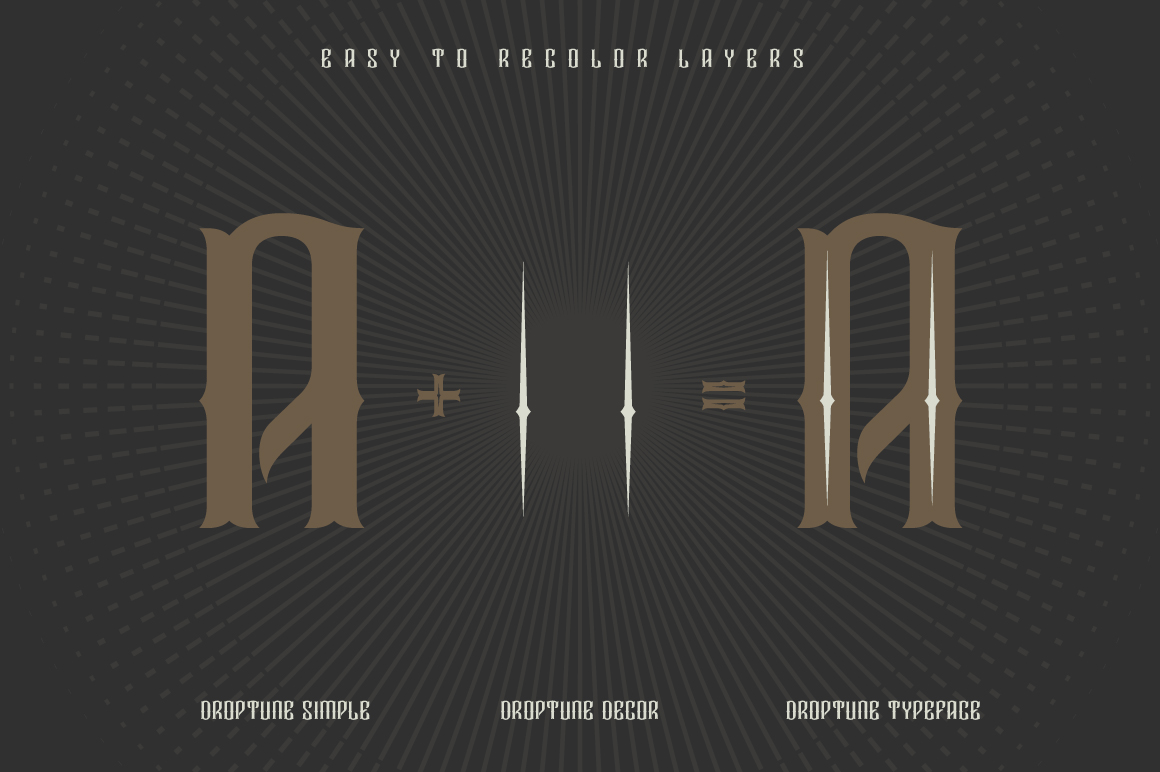 Droptune Font - Preview 2